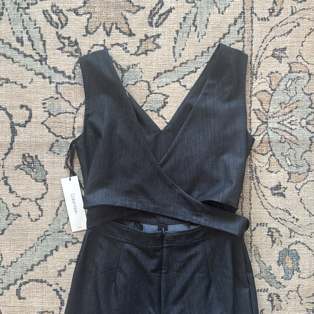NWT Calvin Klein Dark Blue Jumpsuit - Picture 10 of 12